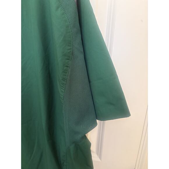 Vintage Nike Storm Fit Jacket Mens Size L Green Y2K Pullover Short Sleeves - Picture 4 of 5